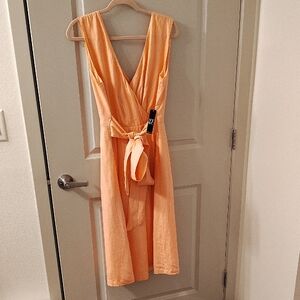 New York & Company Coral Sleeveless Summer Dress